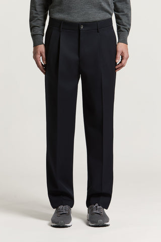 Pantalón de gabardina de pura lana