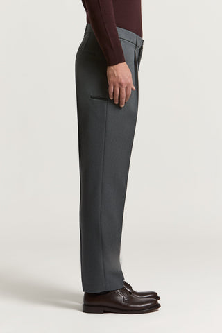 Pantalón de gabardina de pura lana