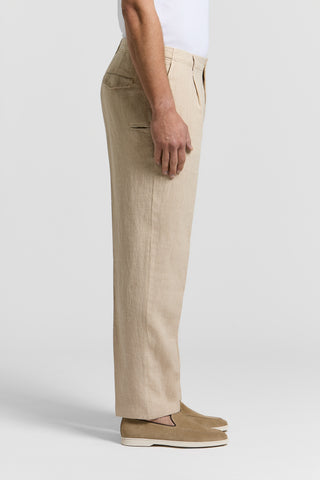 Linen canvas trousers