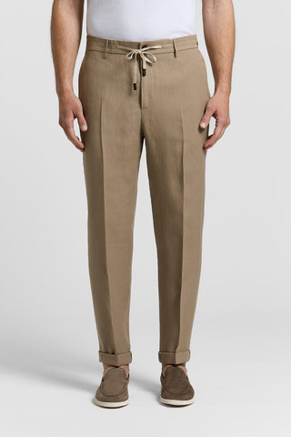 Linen jogger pants