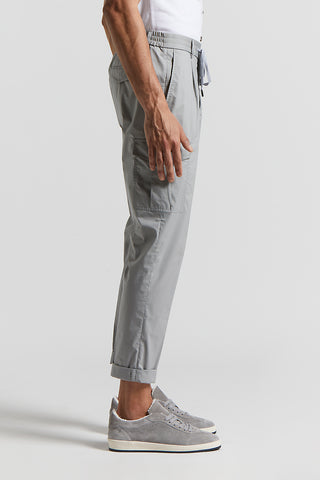 Lightweight stretch cotton jogger trousers