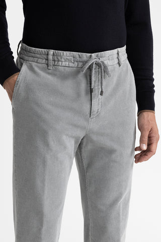 Cotton velvet jogger trousers  