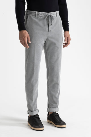 Cotton velvet jogger trousers  