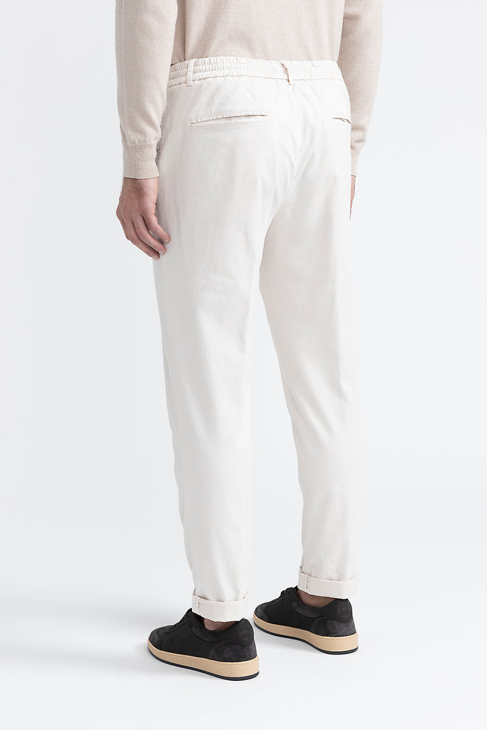 Cotton, tencel and silk joggers  