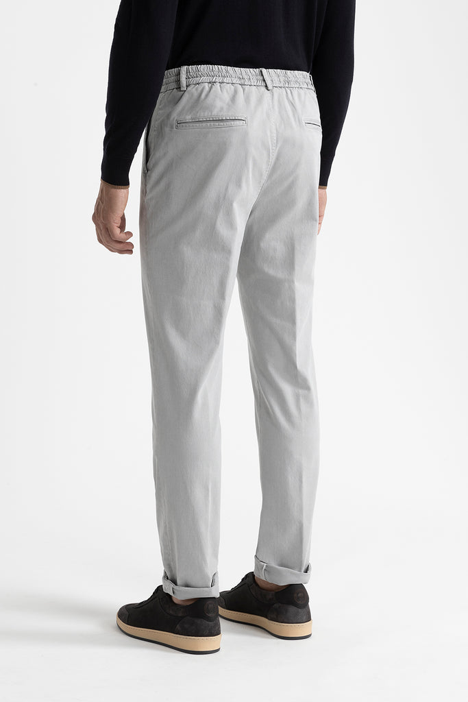 Cotton, tencel and silk joggers  