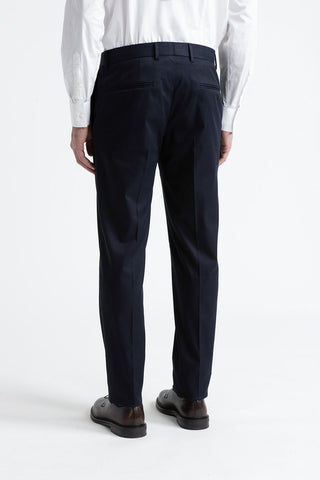 Classic pants in cotton and wool  