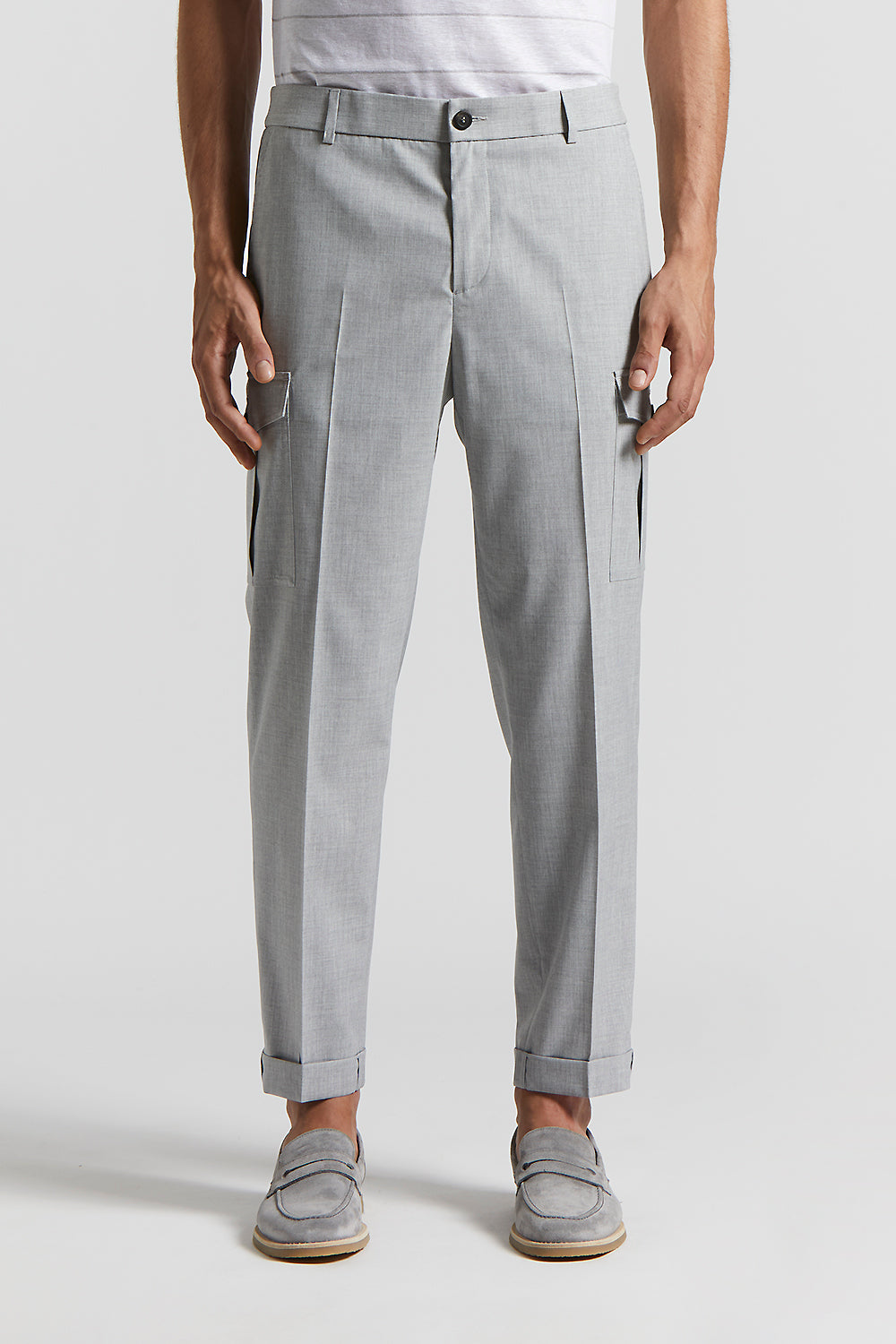 パンツ Peserico Relaxed Fit Beige Trousers With Cuffed Hem Peserico Relaxed Fit Beige Trousers With Cuffed Hem | THE LIST