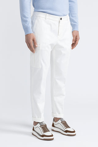 Cotton chinos with pockets  