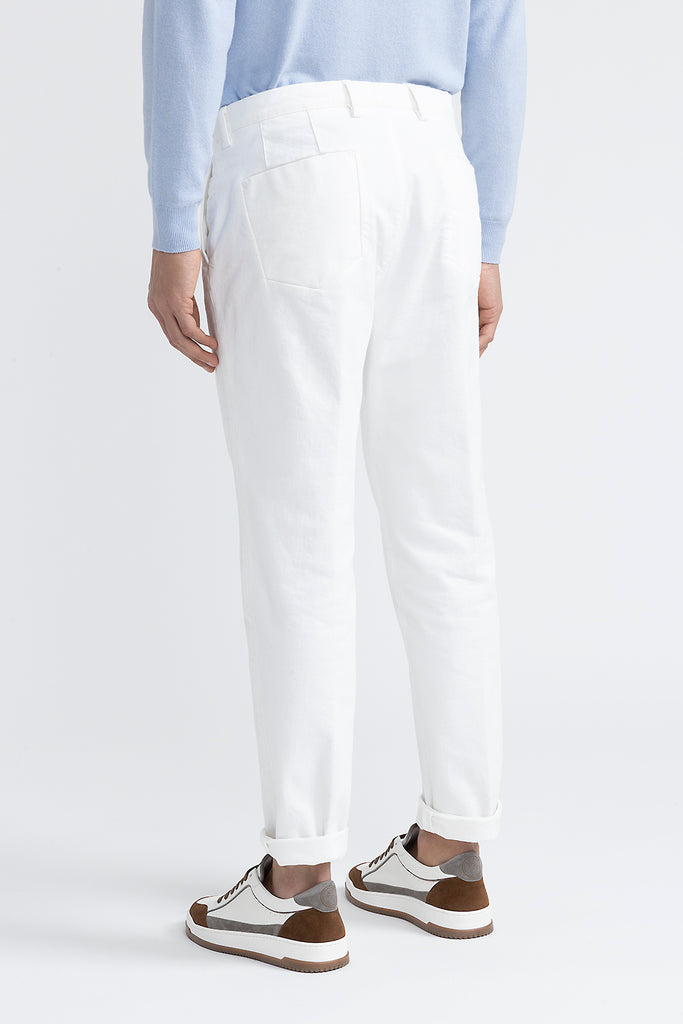 White bull denim chinos  