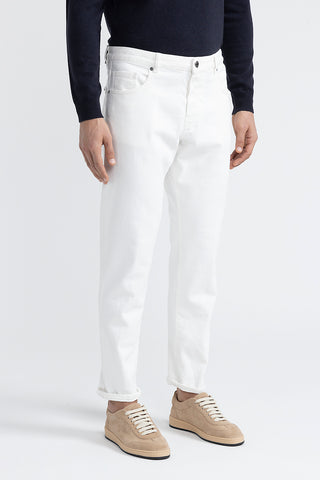 Stretch bull denim twill trousers  