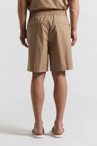 Lightweight stretch cotton shorts