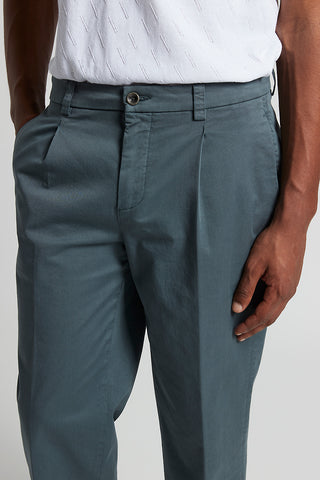 Comfort cotton gabardine trousers