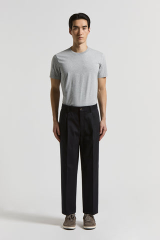 Heavy cotton stretch twill trousers