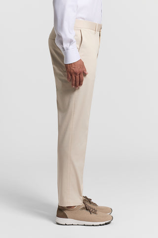 Pure cotton gabardine chino trousers