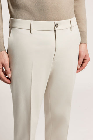 Pantalón chino de gabardina de algodón