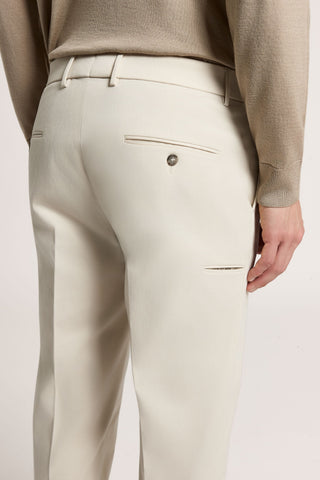 Pantalón chino de gabardina de algodón