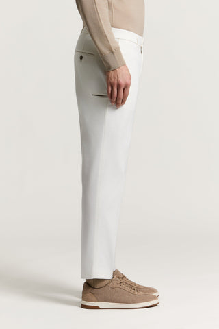 Pantalón chino de sarga de algodón