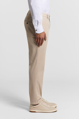 Pure cotton gabardine chino trousers