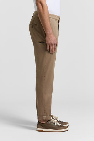 Chinohose aus reinem Baumwollgabardine