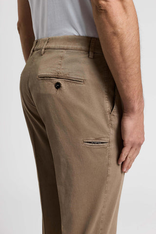 Chinohose aus reinem Baumwollgabardine