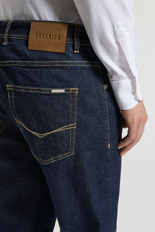 Cotton denim twill trousers