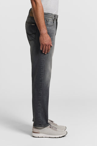 Regular fit cotton twill jeans