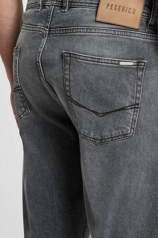 Regular fit cotton twill jeans