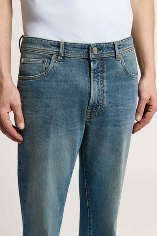 Cotton twill jeans