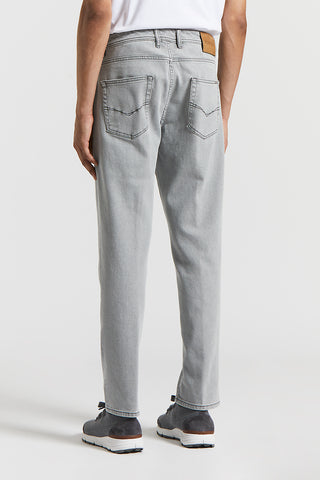 Light grey wash denim jeans