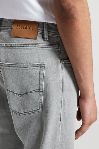 Light grey wash denim jeans