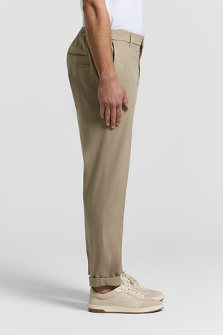 Cotton poplin jogger trousers