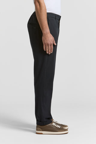 Cotton poplin jogger trousers