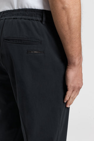 Cotton poplin jogger trousers