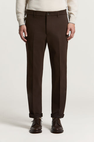 Pantalón «jogger» de gabardina de algodón