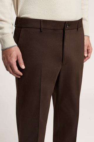 Pantalón «jogger» de gabardina de algodón