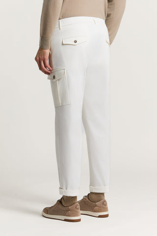 Cotton gabardine chinos