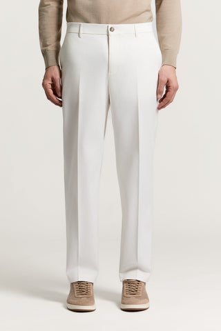 Pantalón chino de gabardina de algodón