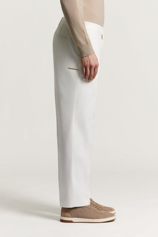 Pantalón chino de gabardina de algodón