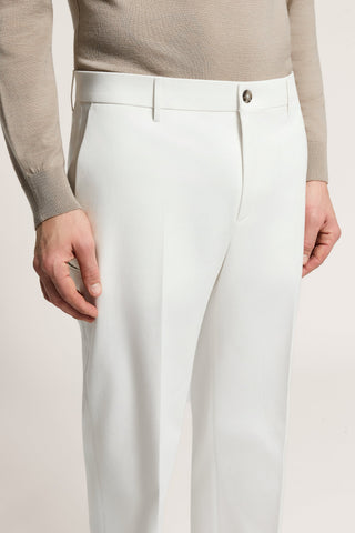 Pantalón chino de gabardina de algodón