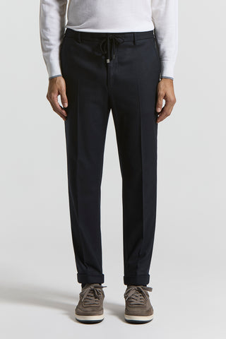 Wool-blend joggers