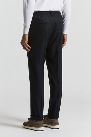 Wool-blend joggers