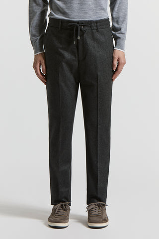 Wool-blend joggers