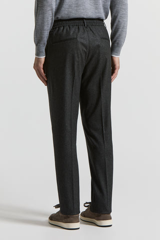 Wool-blend joggers