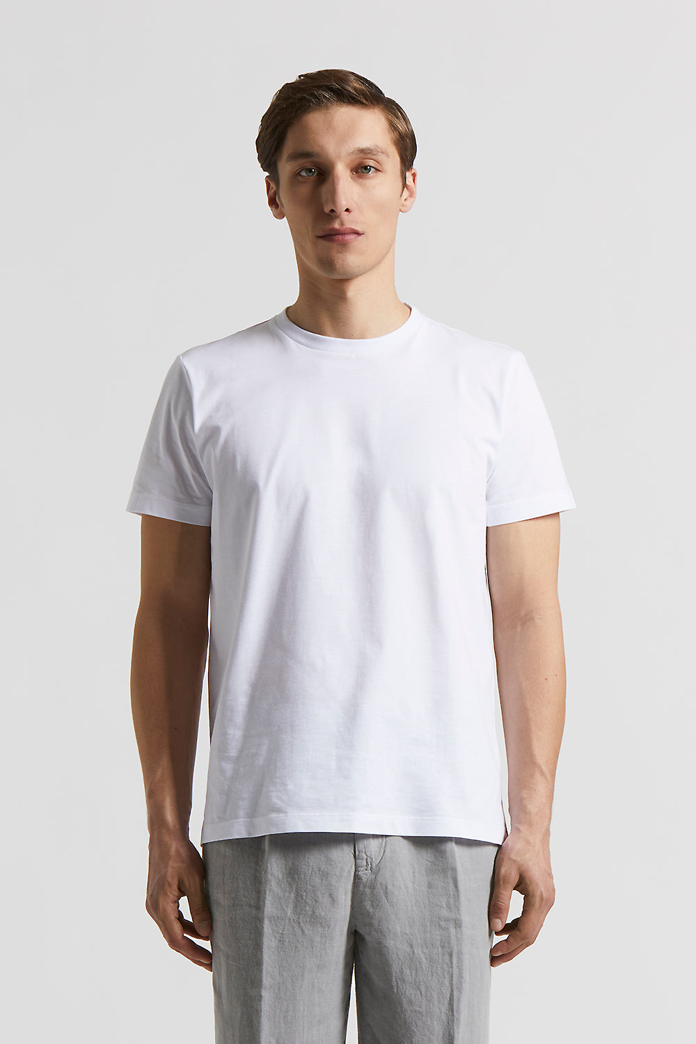 Tシャツ・カットソー PESERICO SS25 T-shirt in pure cotton yarn (R59003F14 H01) Pure cotton t-shirt | Peserico US
