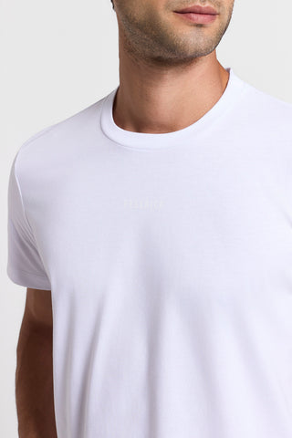 Pure cotton crewneck T-shirt
