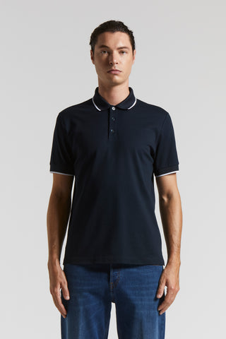 Lightweight Supima cotton piqué polo shirt