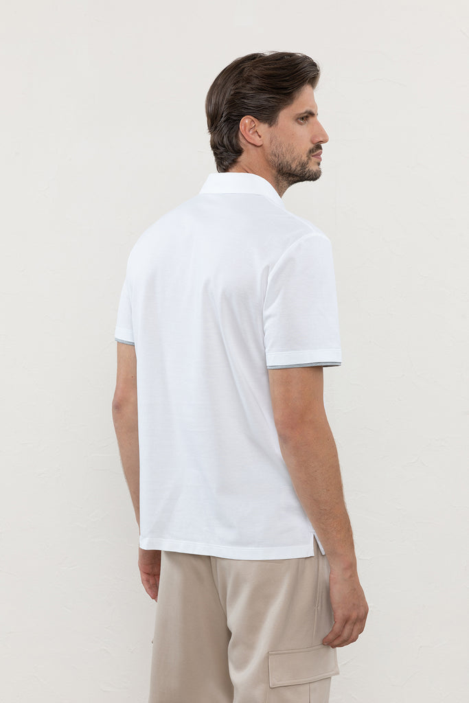 Supima cotton piqué polo shirt  