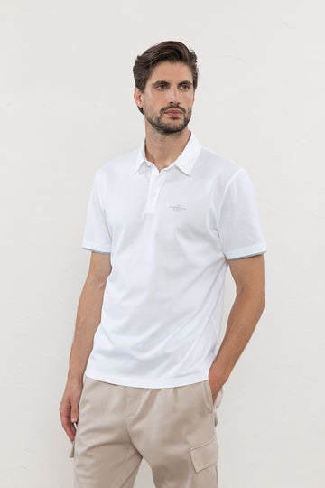 Supima cotton piqué polo shirt  