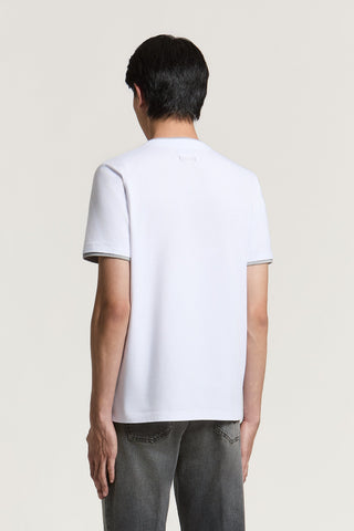 Camiseta de punto de algodón puro