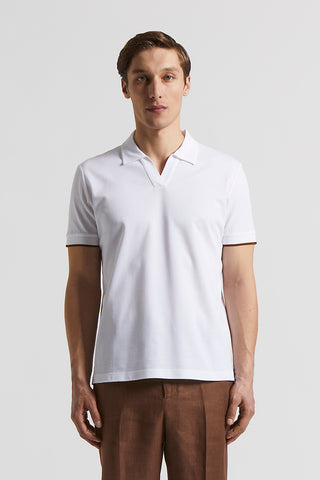 Lightweight Supima cotton piqué polo shirt